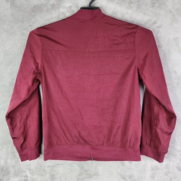 Boys Burgundy Wonder Nation Bomber Jacket Full Zip Long Sleeve Youth Size XXL 18 - Picture 8 of 12